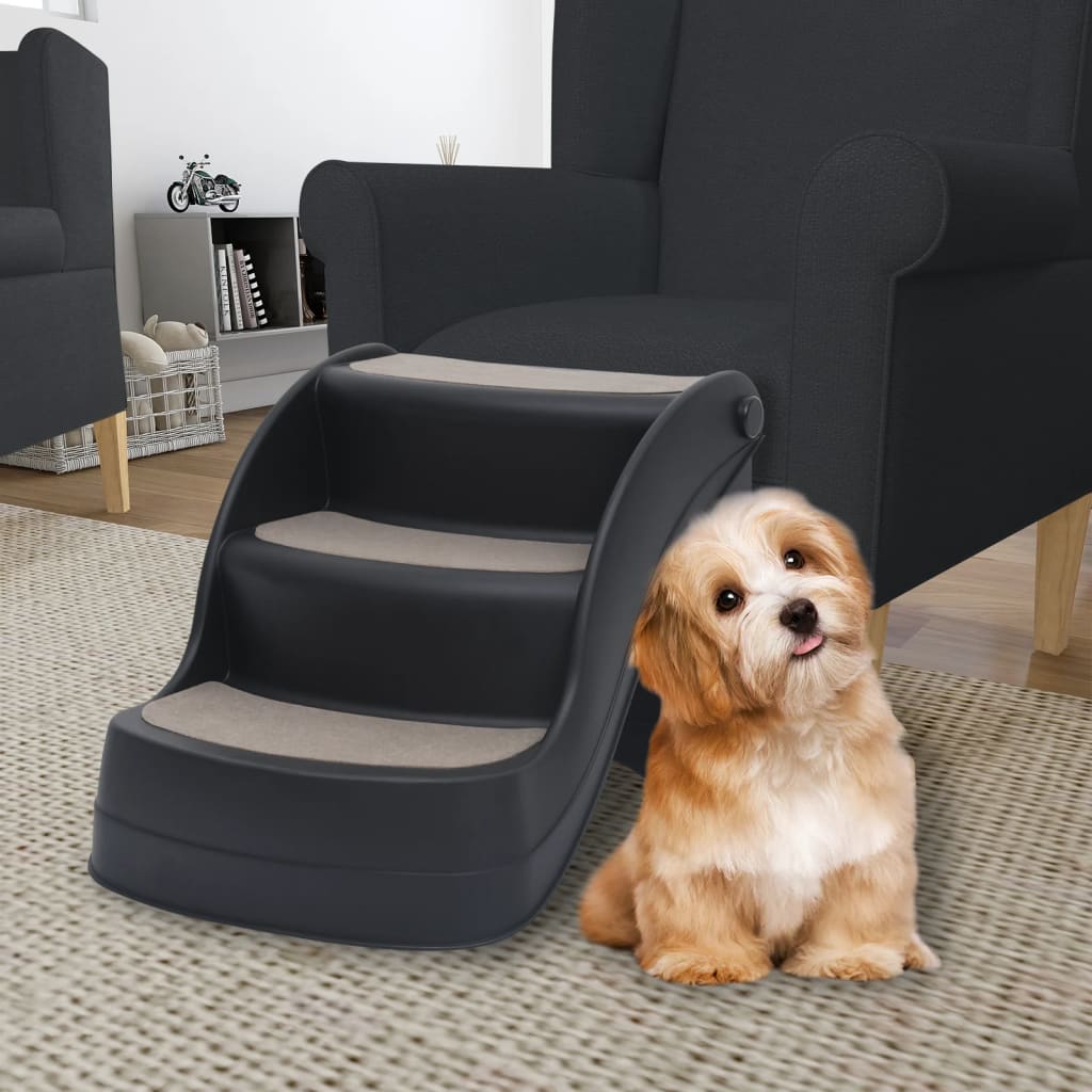 folding-3-step-dog-stairs-black At Willow and Wine USA!