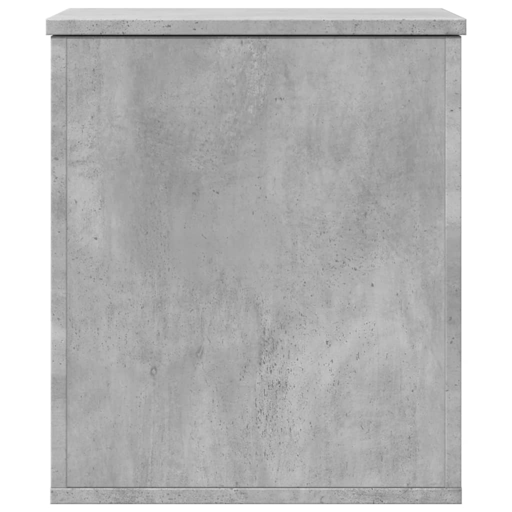 vidaXL Storage Box Concrete Grey 40x42x46 cm Engineered Wood