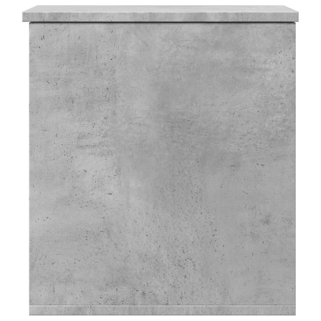 vidaXL Storage Box Concrete Grey 40x42x46 cm Engineered Wood