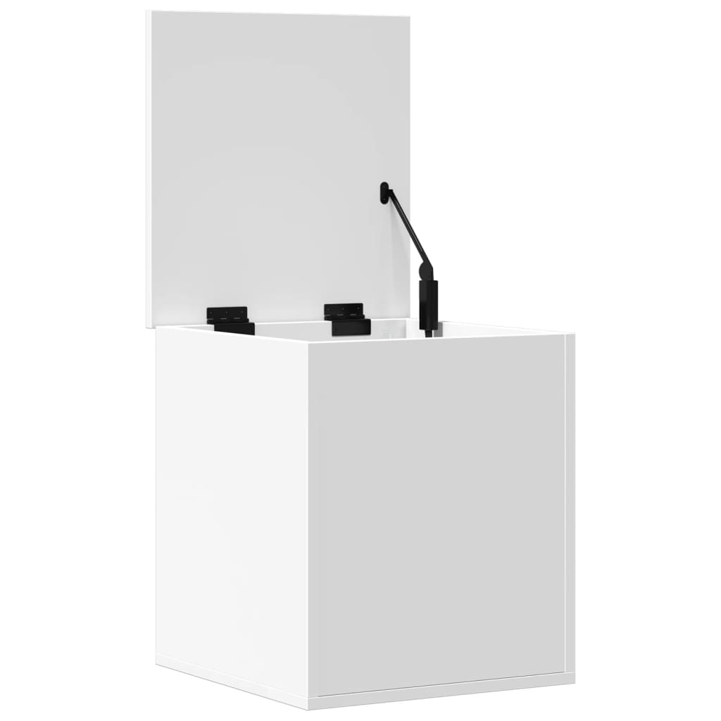 vidaXL Storage Box White 40x42x46 cm Engineered Wood