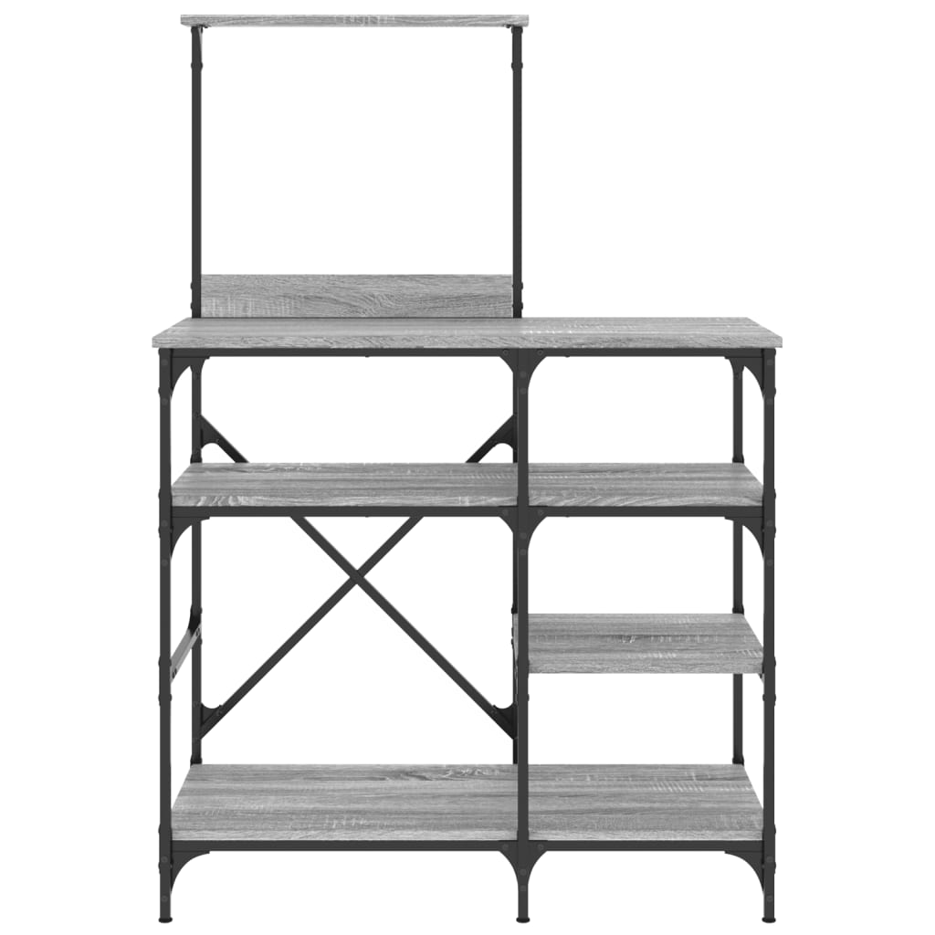 baker-s-rack-grey-sonoma-90x40x132-cm-engineered-wood-and-metal-918829 At Willow and Wine!