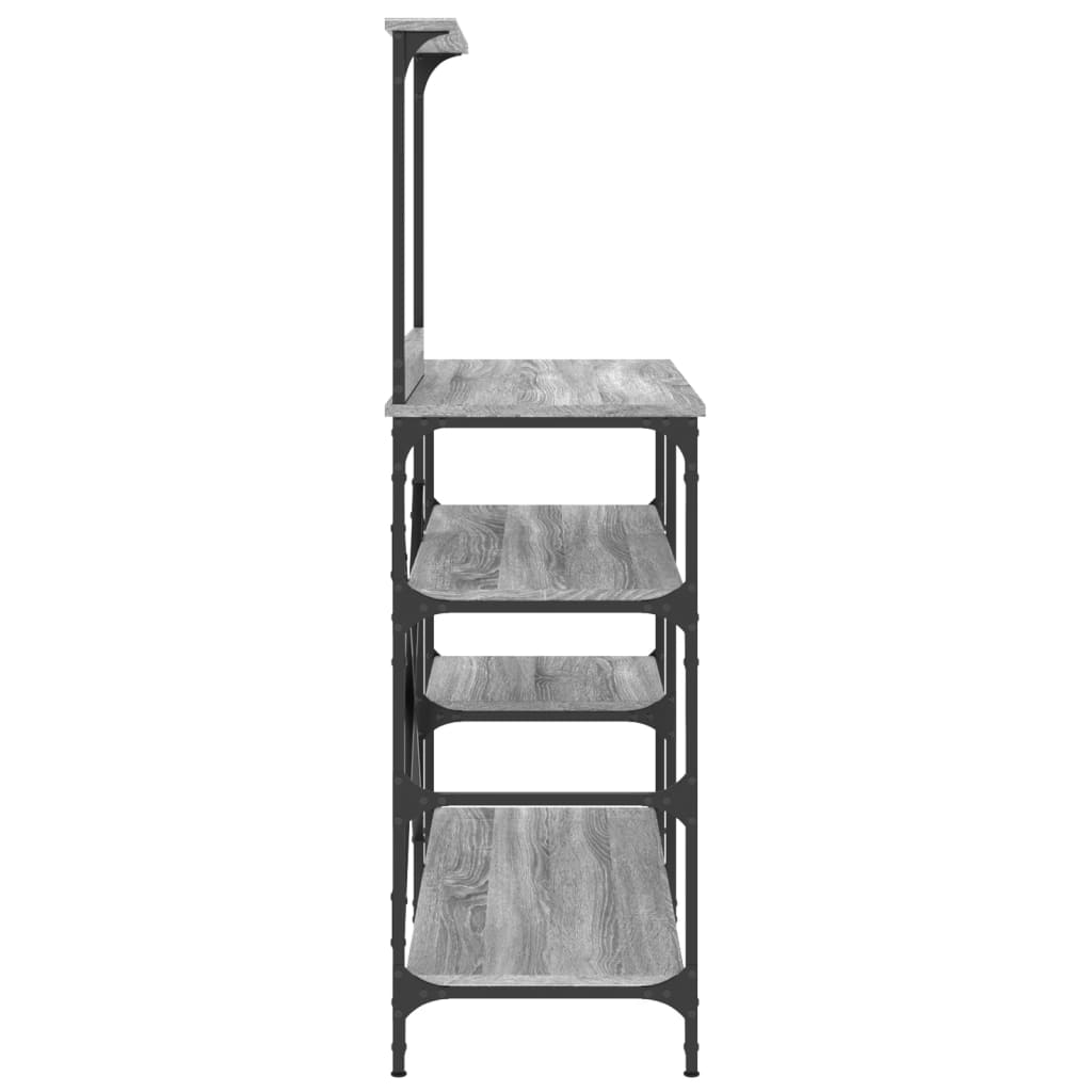 baker-s-rack-grey-sonoma-90x40x132-cm-engineered-wood-and-metal-918829 At Willow and Wine!