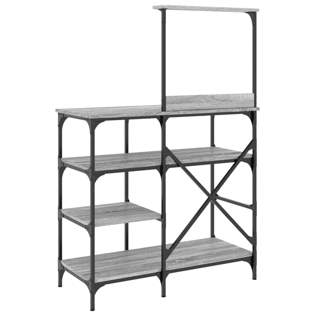 baker-s-rack-grey-sonoma-90x40x132-cm-engineered-wood-and-metal-918829 At Willow and Wine!