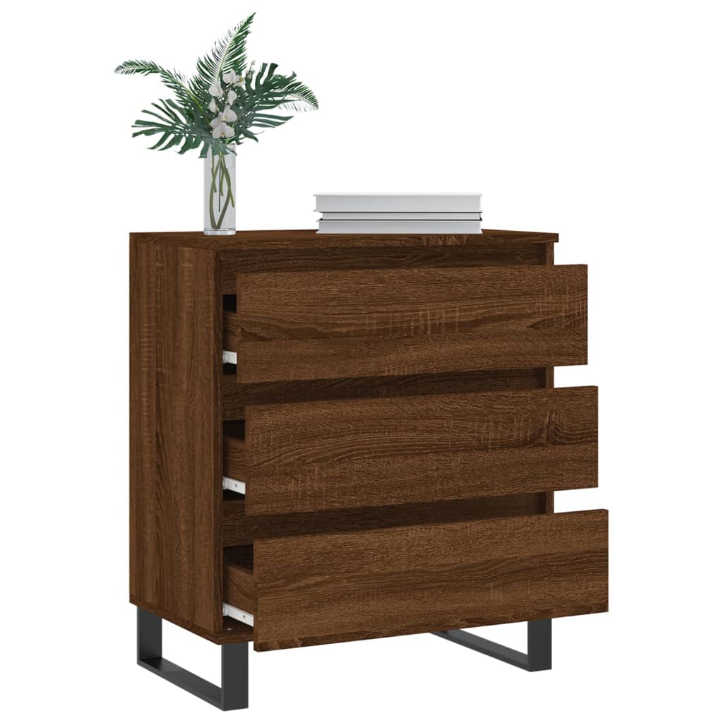 vidaXL Sideboard Brown Oak 60x35x70 cm Engineered Wood