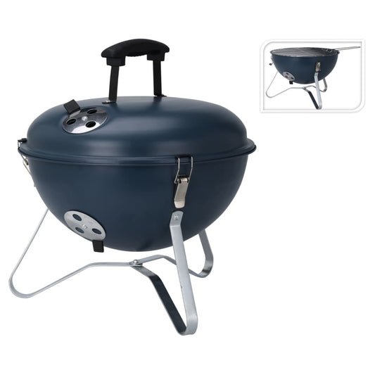 ProGarden BBQ Grill Ball Shape 37 cm Dark Blue