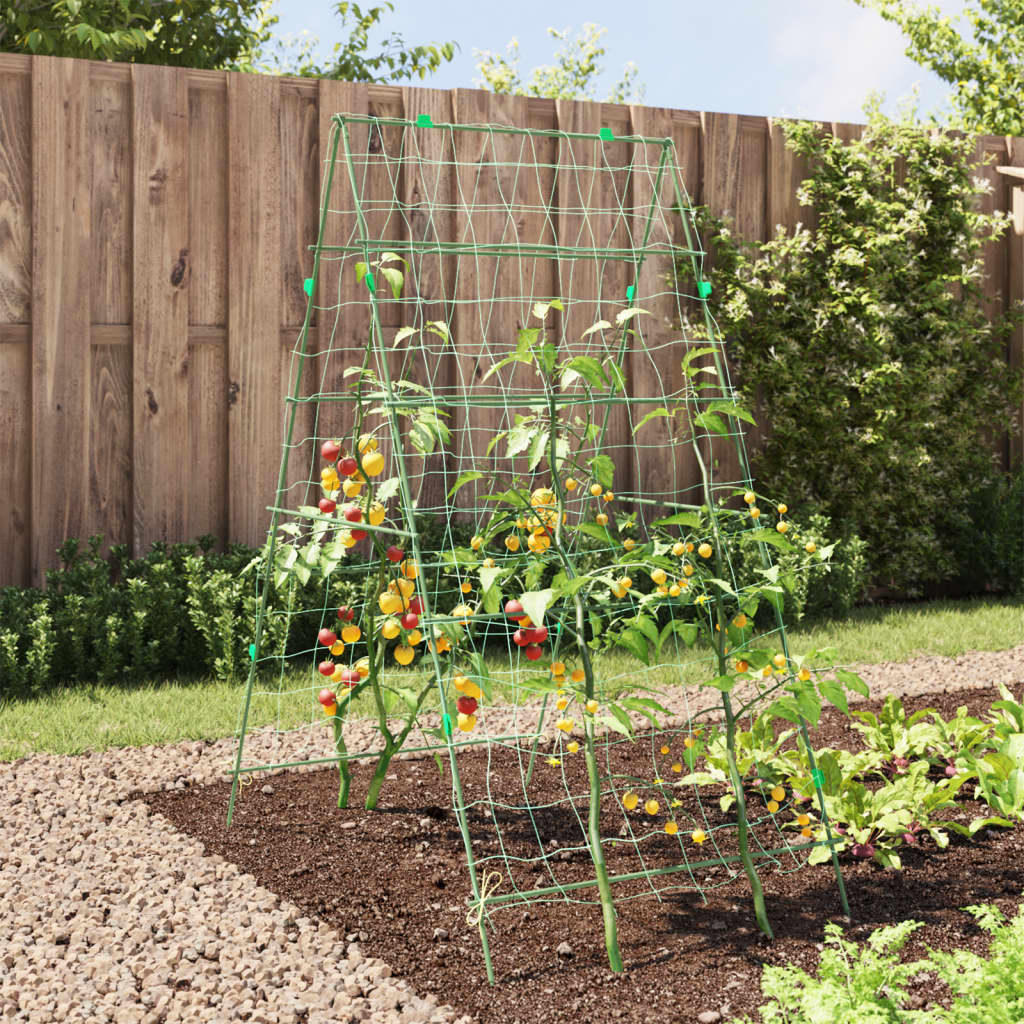 vidaXL Garden Trellis for Climbing Plants A-Frame 99x90x175.5 cm Steel