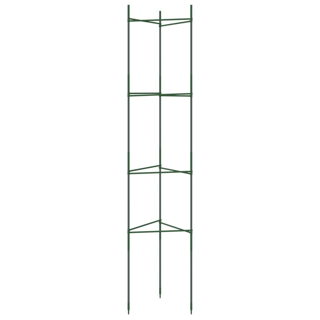 vidaXL Tomato Cage 2 pcs 154 cm Steel and PP