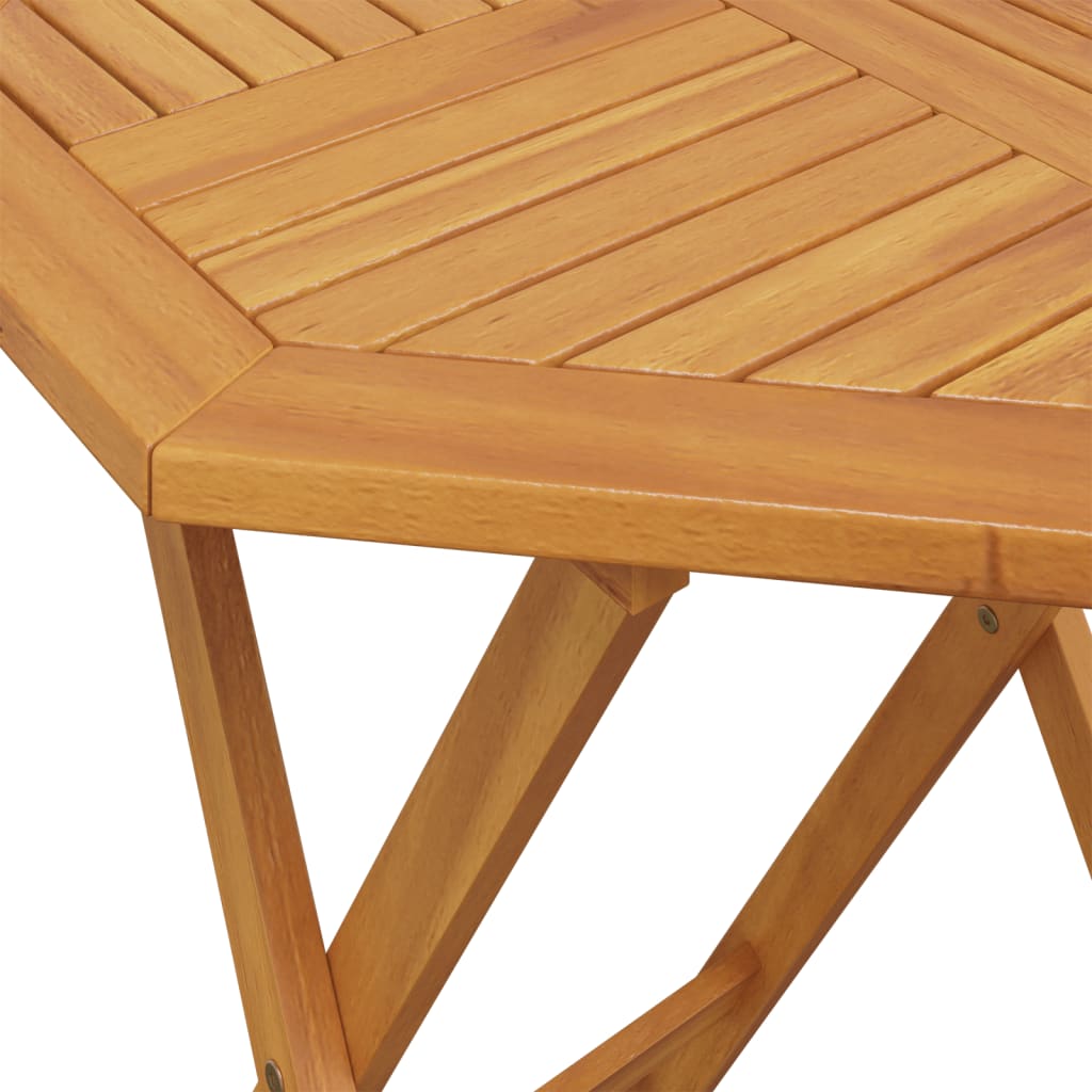 vidaXL Folding Garden Table ��70x75 cm Solid Wood Acacia