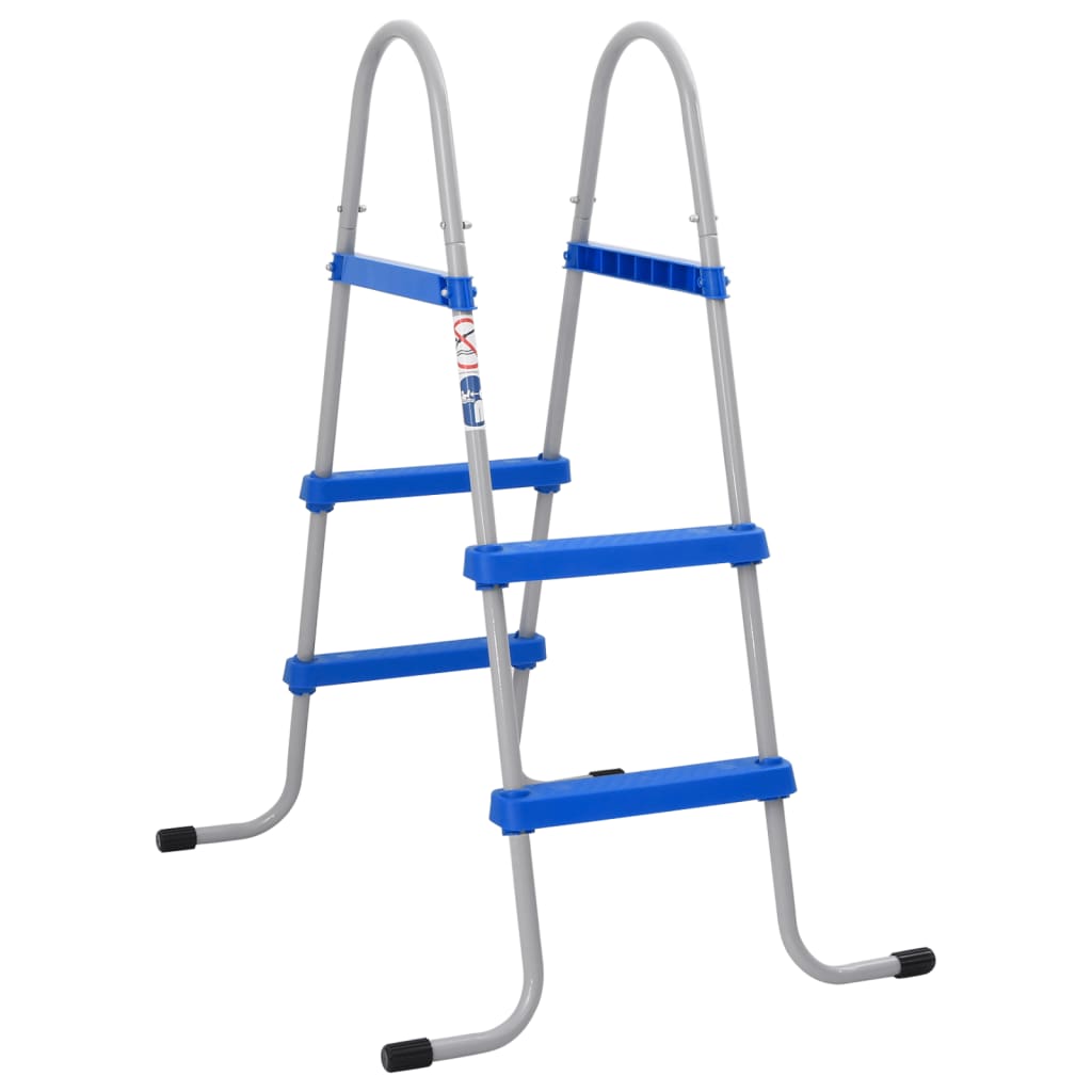 Pool Ladder for Above Ground Pool 84 cm Steel and Plastic