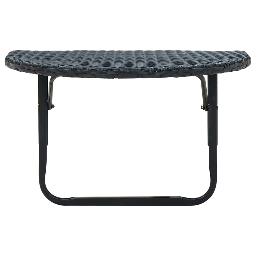 balcony-table-60x60x32-cm-black-poly-rattan-919904 At Willow and Wine!