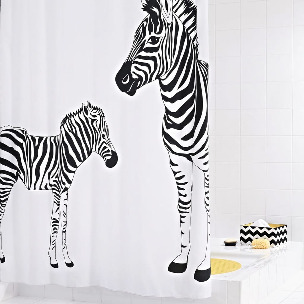 ridder-shower-curtain-zebra-180x200-cm-919923 At Willow and Wine!