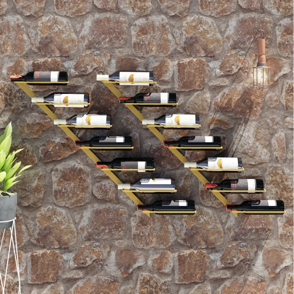 wall-mounted-wine-racks-for-14-bottles-2-pcs-black-metal At Willow and Wine USA!