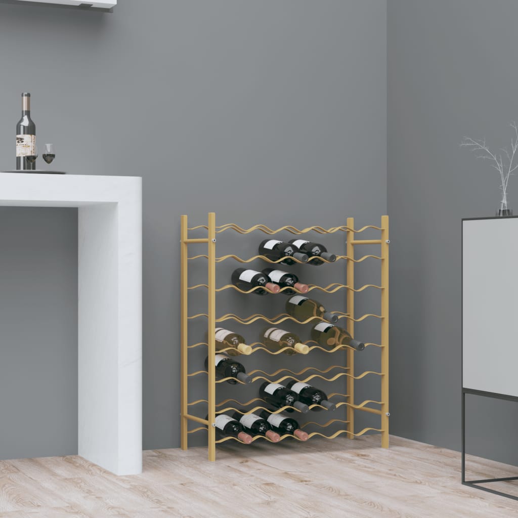 wine-rack-for-96-bottles-gold-metal At Willow and Wine USA!