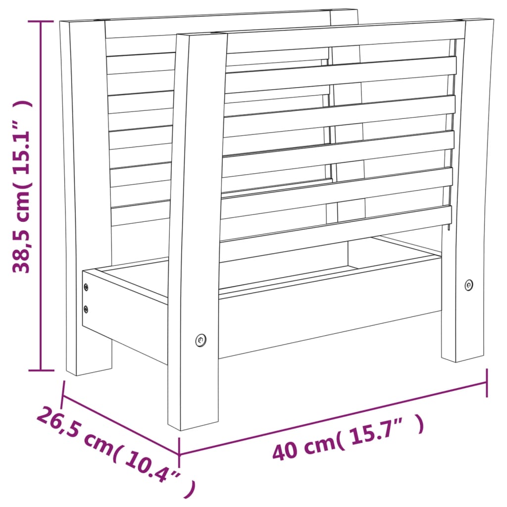 magazine-rack-40x26-5x38-5-cm-solid-wood-walnut-919577 At Willow and Wine!