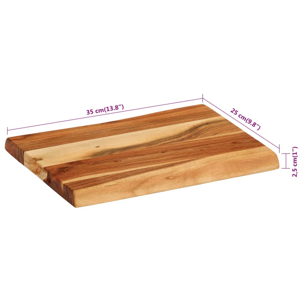 chopping-board-35x25x2-5-cm-solid-wood-acacia-918890 At Willow and Wine!