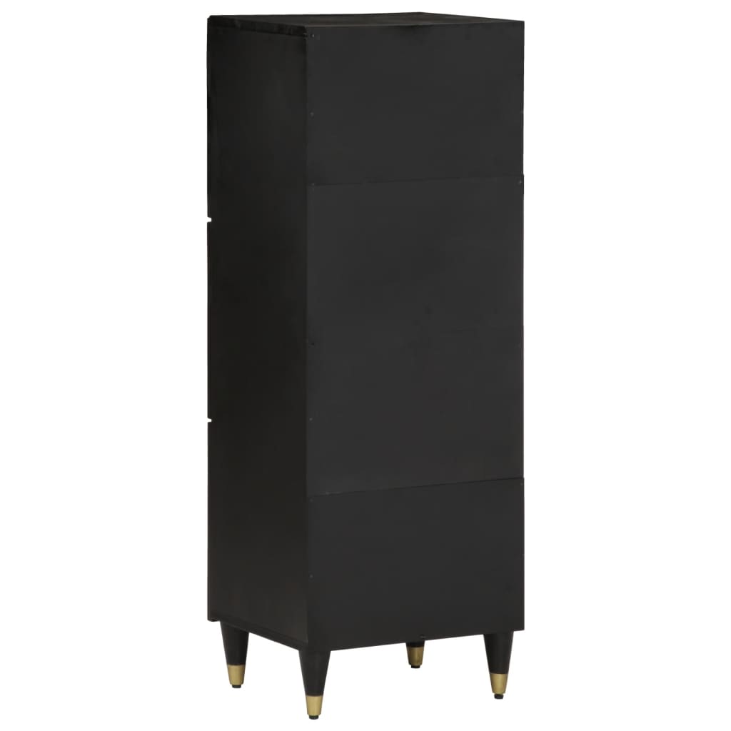 vidaXL Highboard 40x33x110 cm Solid Wood Mango