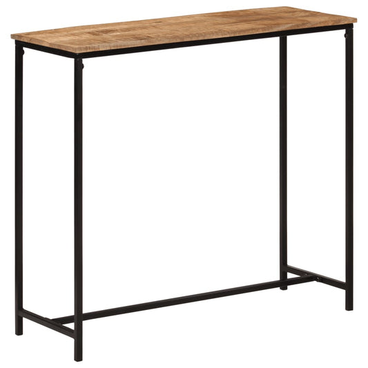 Console Table 80x30x74 cm Solid Wood Mango and Iron