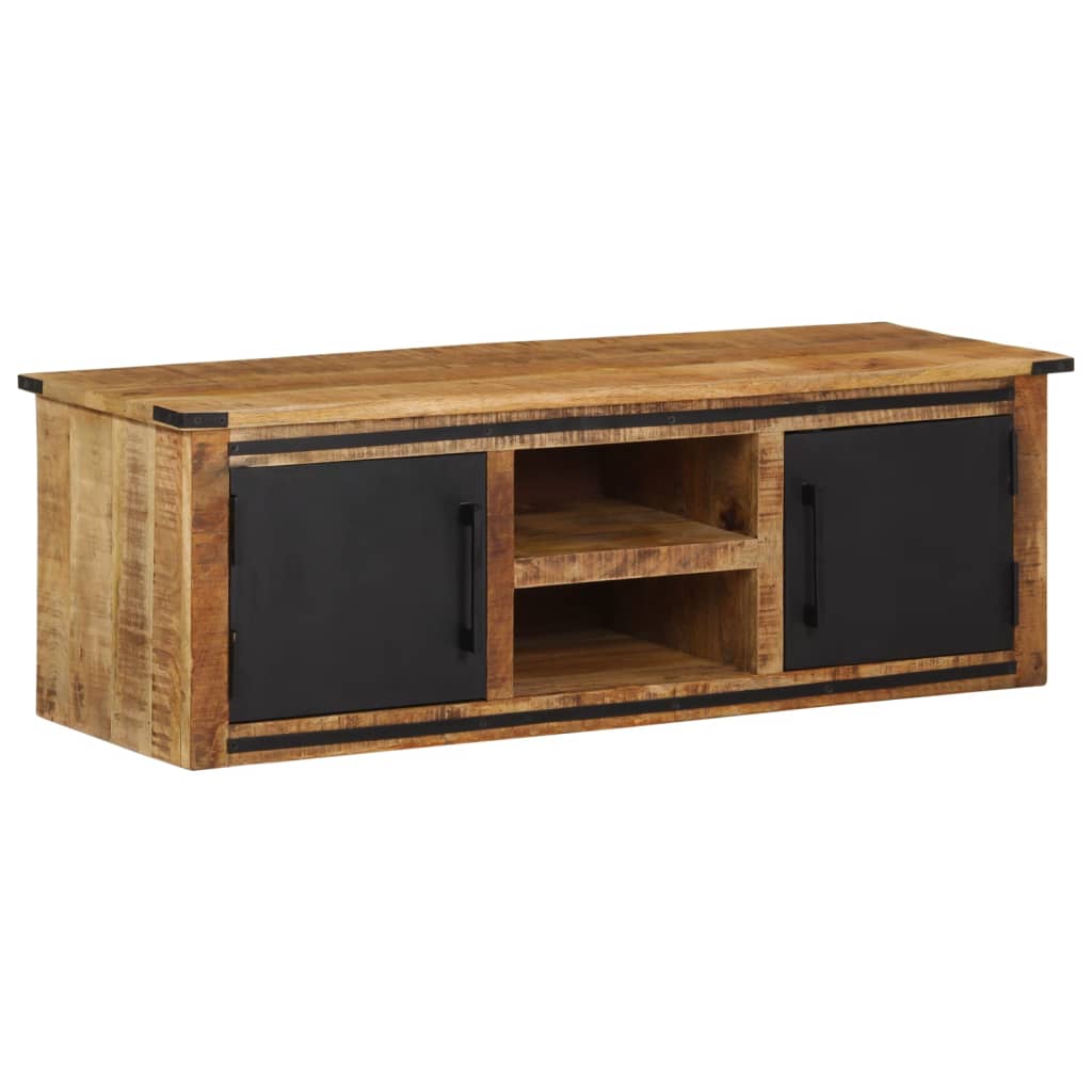 vidaXL TV Cabinet with Doors 105x35x36 cm Solid Wood Mango