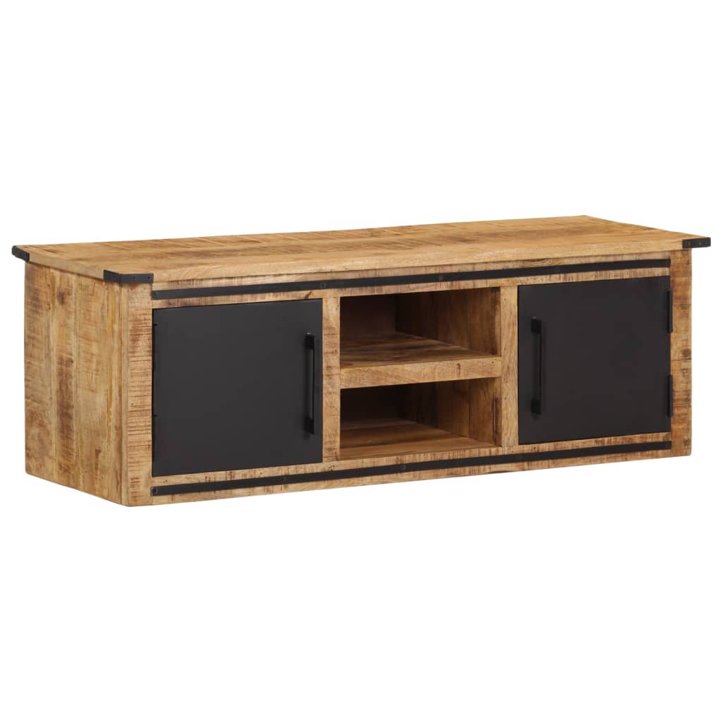 vidaXL TV Cabinet with Doors 105x35x36 cm Solid Wood Mango