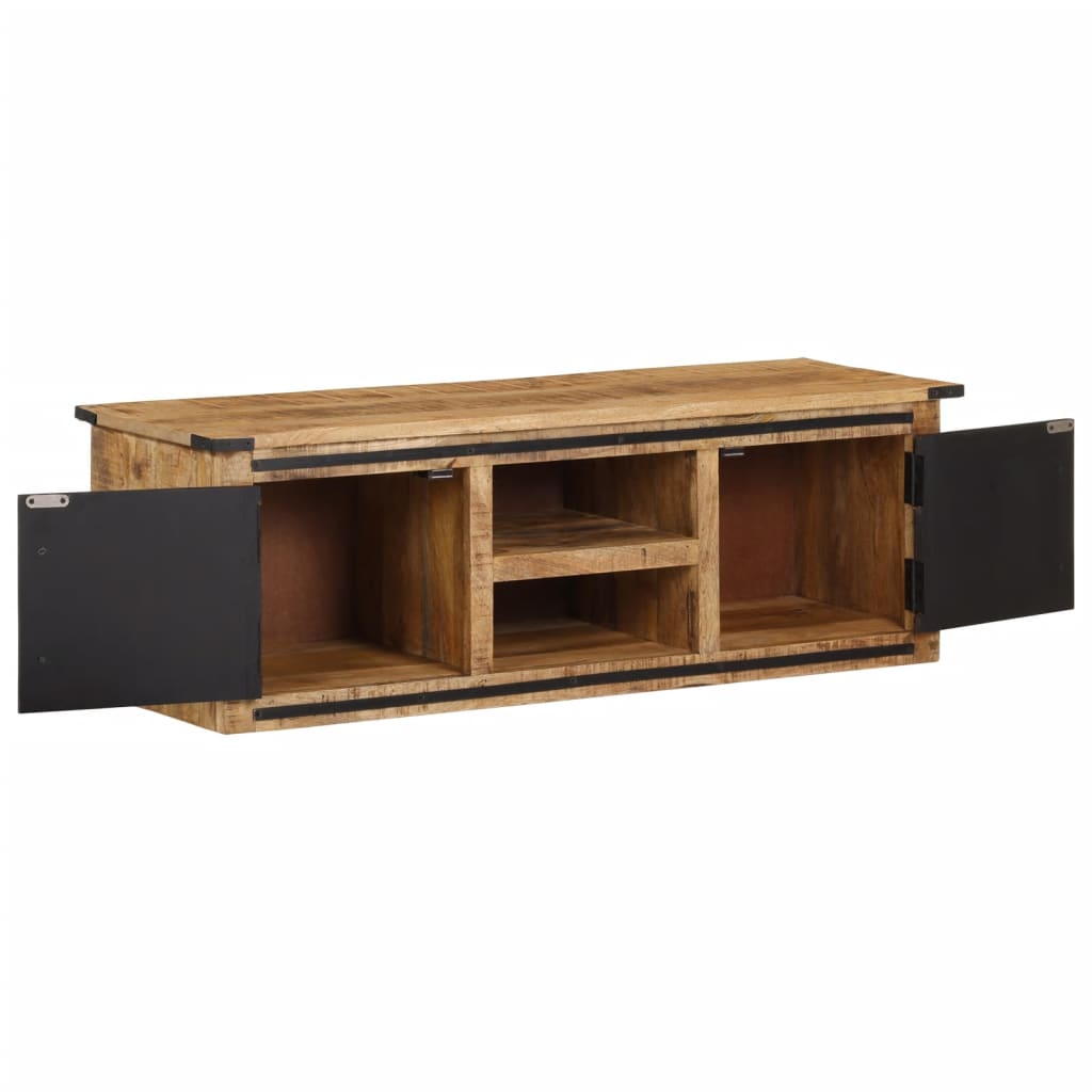 vidaXL TV Cabinet with Doors 105x35x36 cm Solid Wood Mango