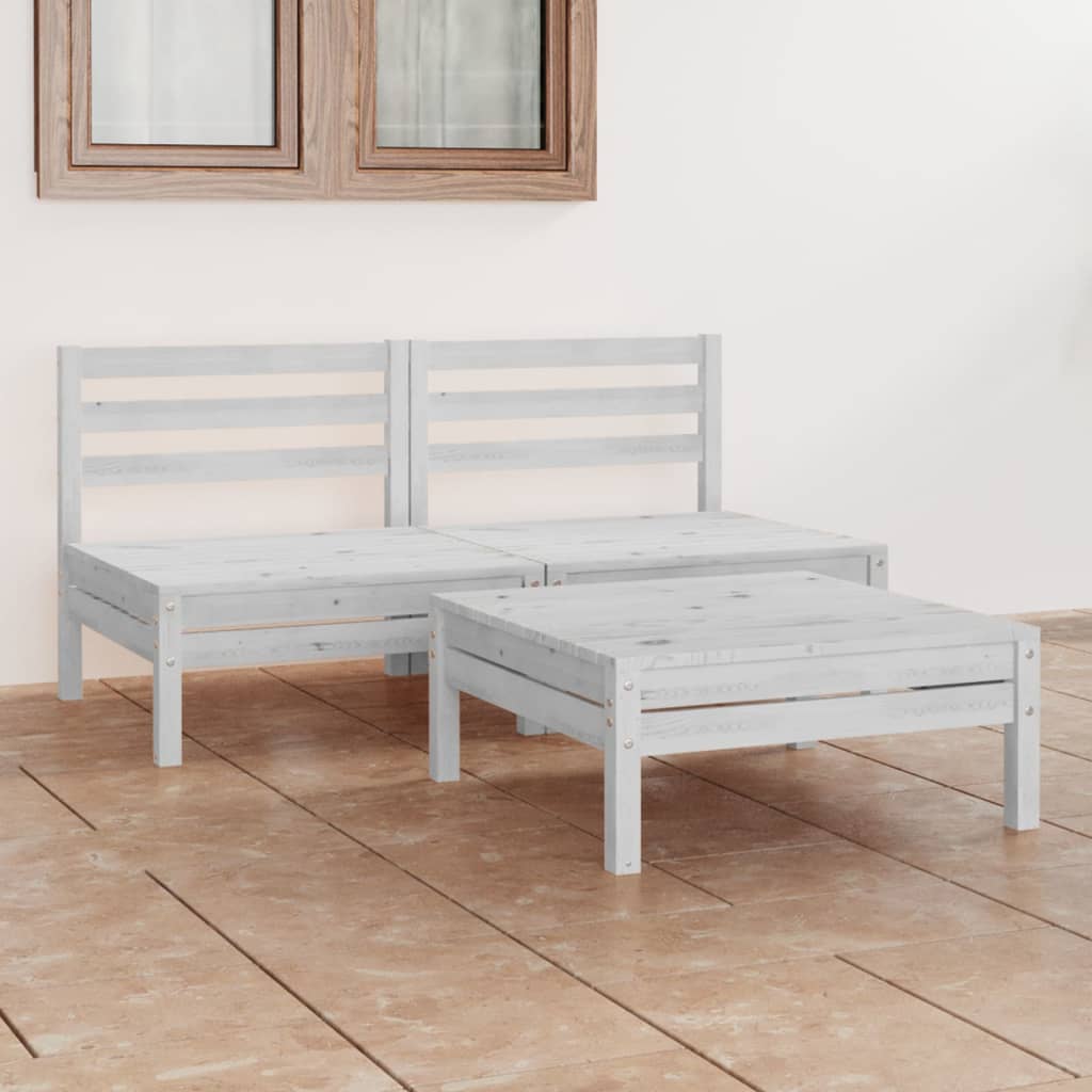 3-piece-patio-lounge-set-gray-solid-wood-pine At Willow and Wine USA!