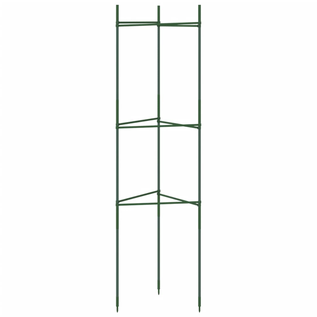 vidaXL Tomato Cages 6 pcs 116 cm Steel and PP