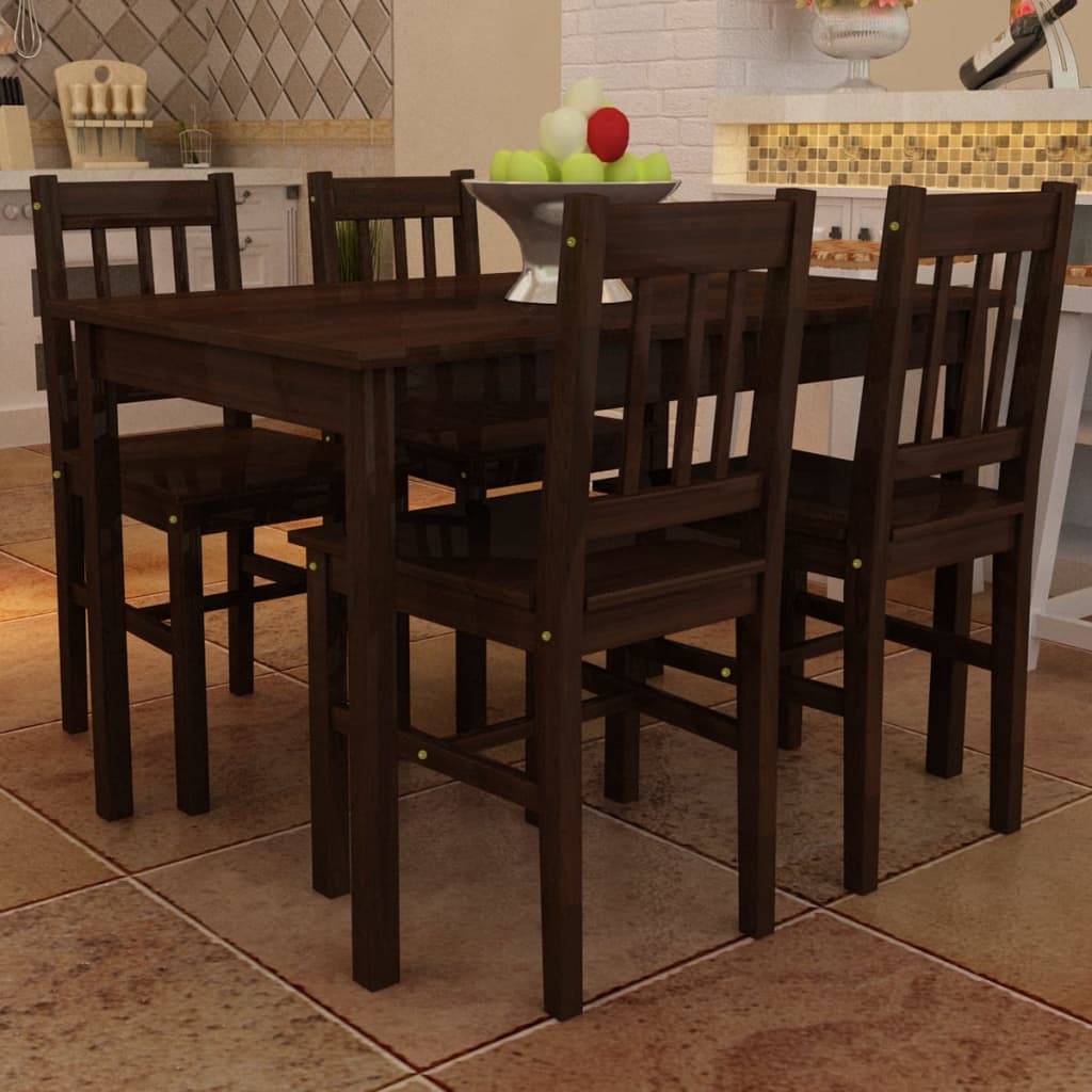 wooden-dining-table-with-4-chairs-natural At Willow and Wine USA!