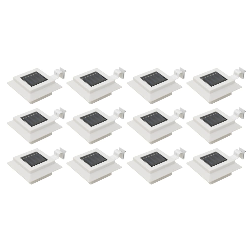 outdoor-solar-lamps-12-pcs-led-square-4-7-black At Willow and Wine USA!