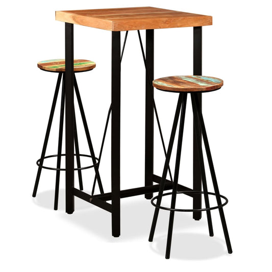 bar-set-3-pieces-solid-acacia-and-reclaimed-wood-908380 At Willow and Wine USA!