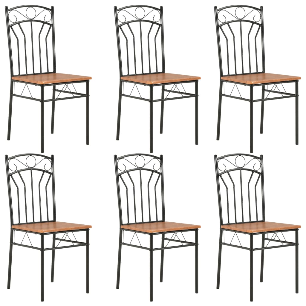 dining-chairs-2-pcs-brown-mdf At Willow and Wine USA!