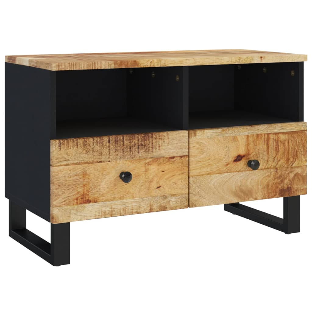 TV Stand 27.6"x13"x18.1" Solid Wood Mango