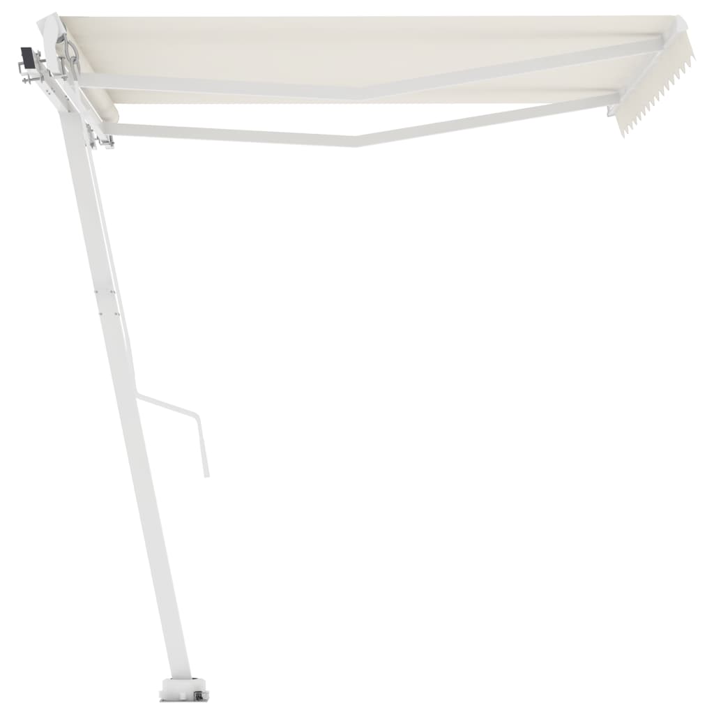 Freestanding Automatic Awning 118.1"x98.4" Cream