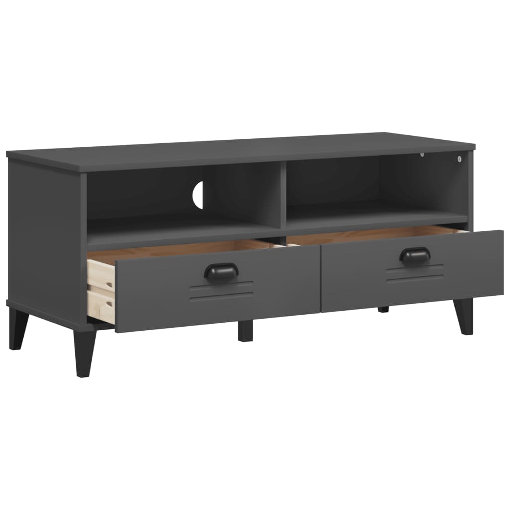 TV Stand VIKEN Anthracite Gray Engineered Wood