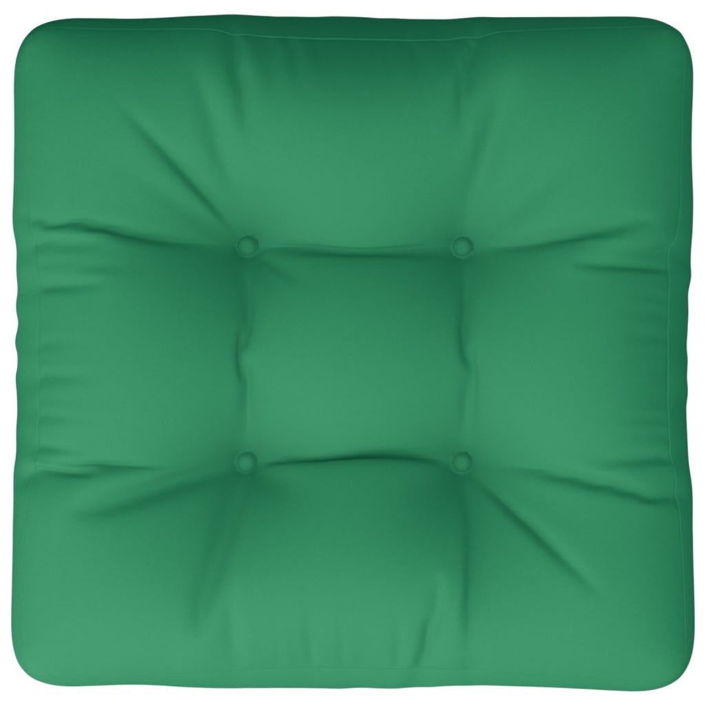 Pallet Cushion Green 19.7"x19.7"x4.7" Fabric