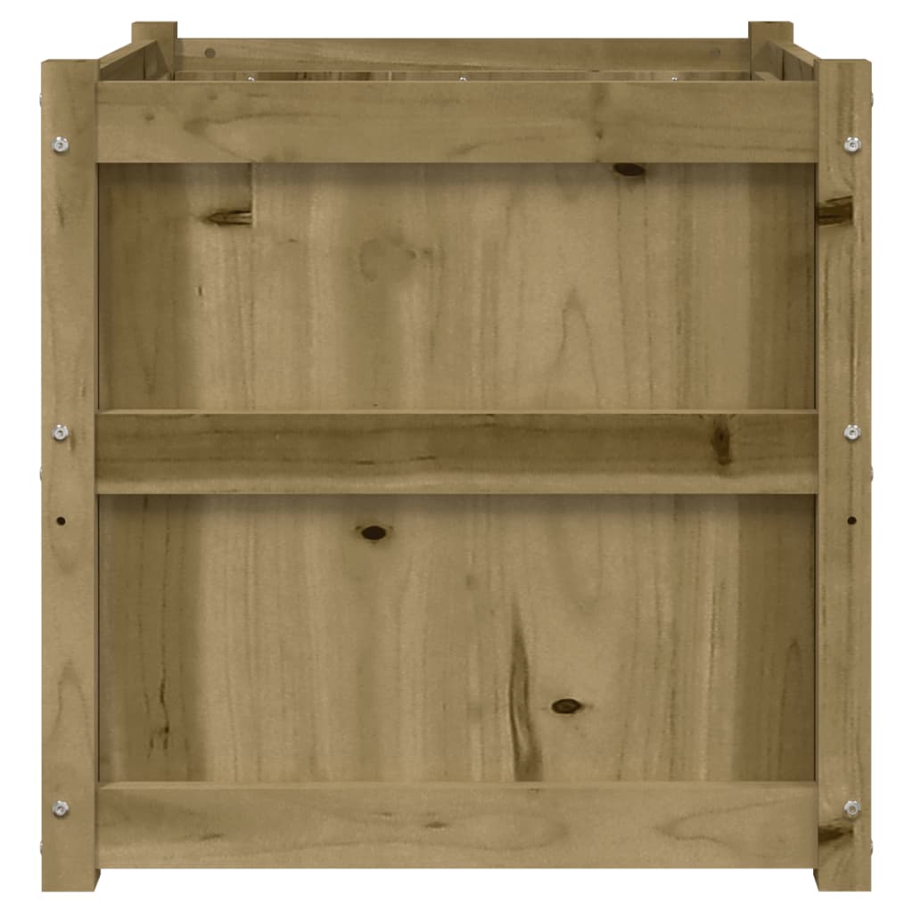 Garden Planter 23.6"x23.6"x23.6" Impregnated Wood Pine