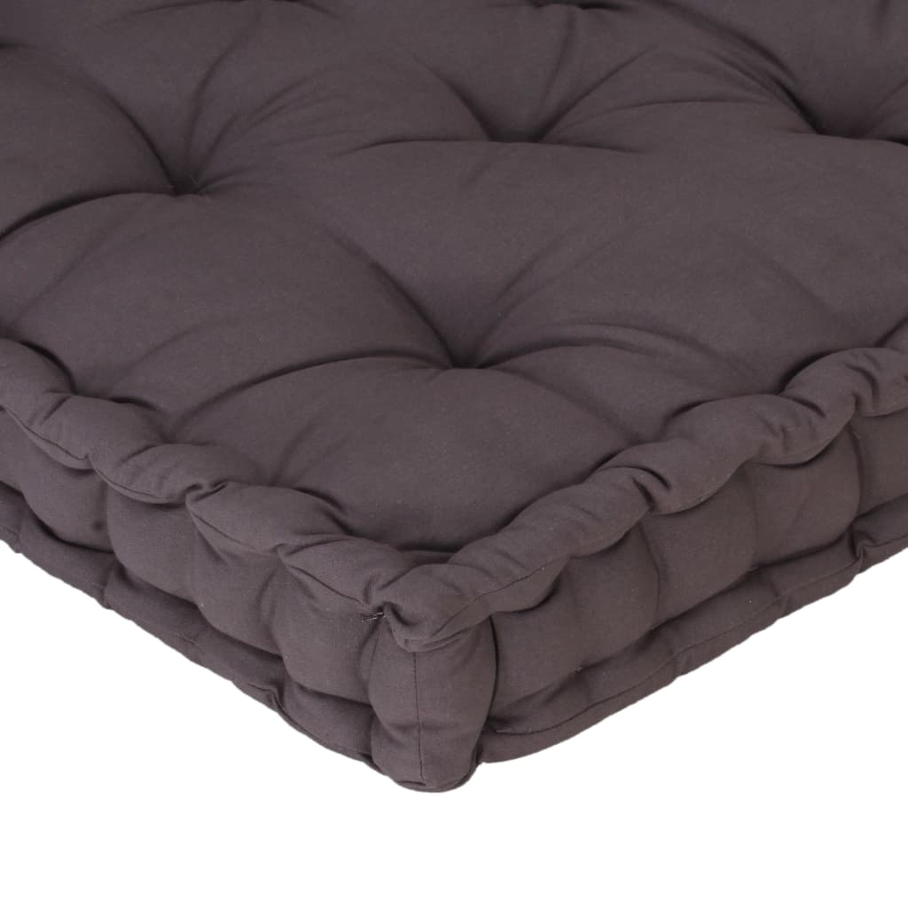 Pallet Floor Cushion Cotton 47.2"x31.5"x3.9" Anthracite