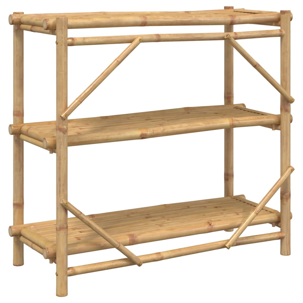 3-Layer Shelf 39.4"x15.7"x35.4" Bamboo