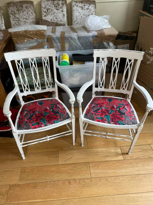 pair-of-antique-occasional-chairs At Willow and Wine USA!