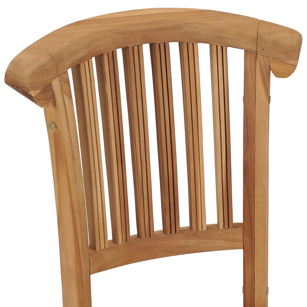 Patio Chairs 2 pcs Solid Teak Wood