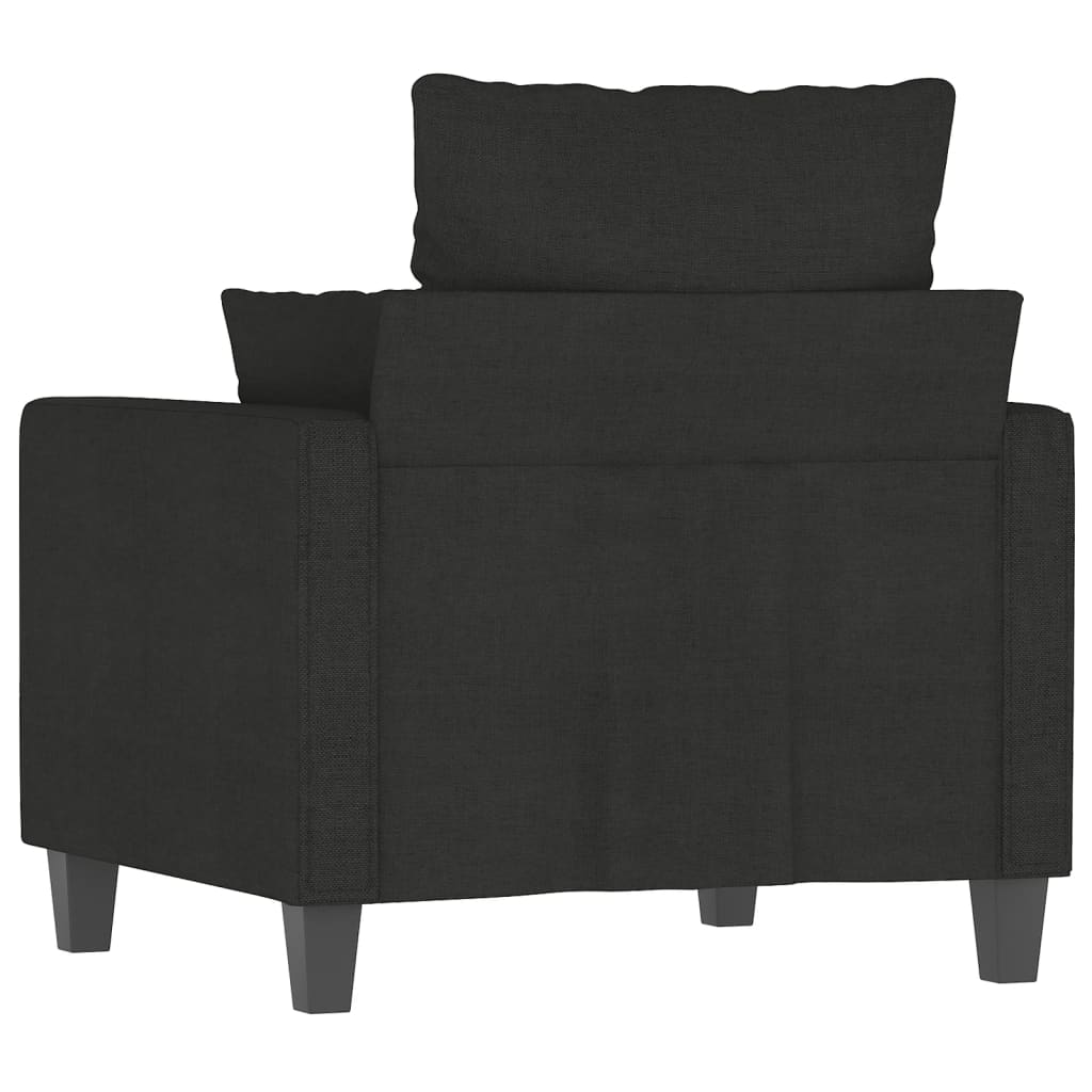 Sofa Chair Black 23.6" Fabric