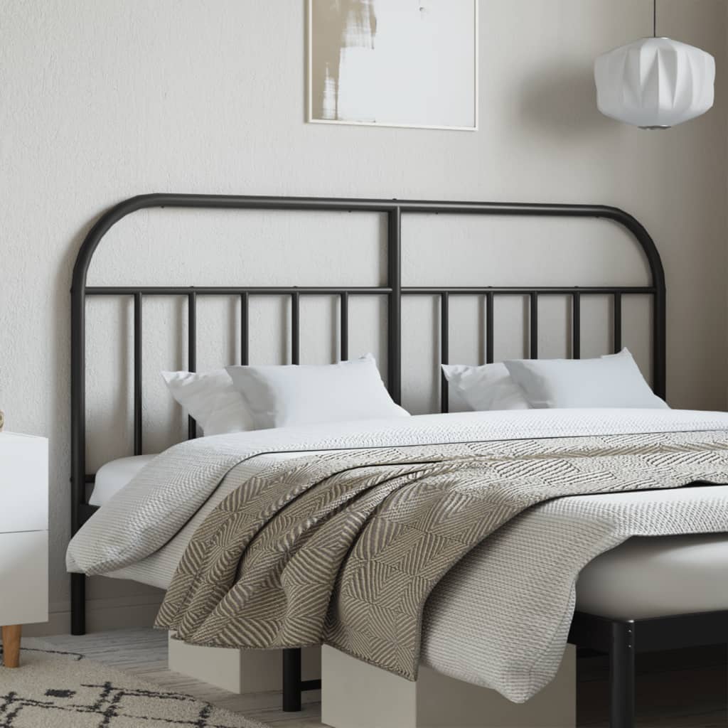 Metal Headboard White 53.1"