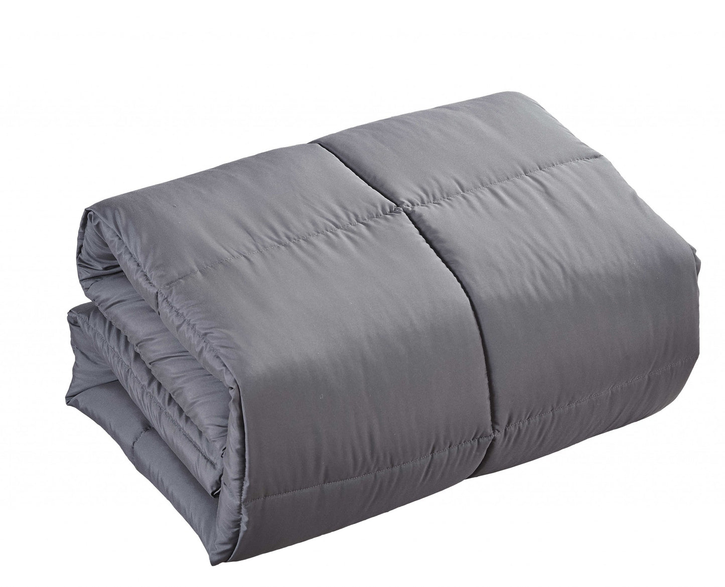 Dark Gray California King Polyester Thread Count Down Alternative Comforter