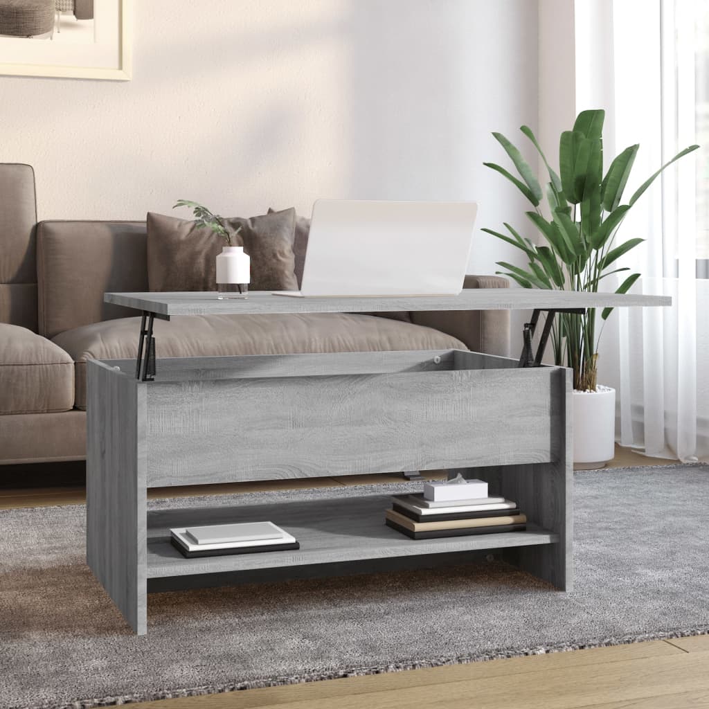 Coffee Table Gray Sonoma 31.5"x19.7"x15.7" Engineered Wood