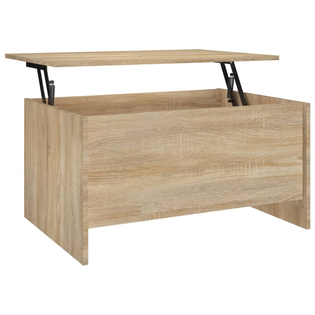 Coffee Table Sonoma Oak 31.5"x21.9"x16.3" Engineered Wood