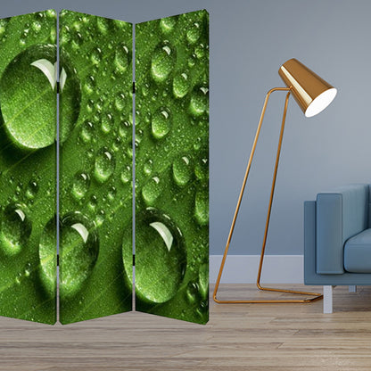 48" X 72" Multi Color Wood Canvas Rain  Screen