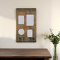 Brown Distressed Solid Wood Tabletop Picture Frame