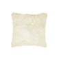 18" Natural Sheepskin Throw Pillow