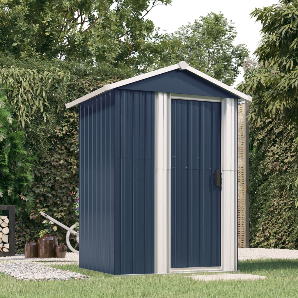 Garden Shed Green 49.6"x38.4"x69.7" Galvanized Steel