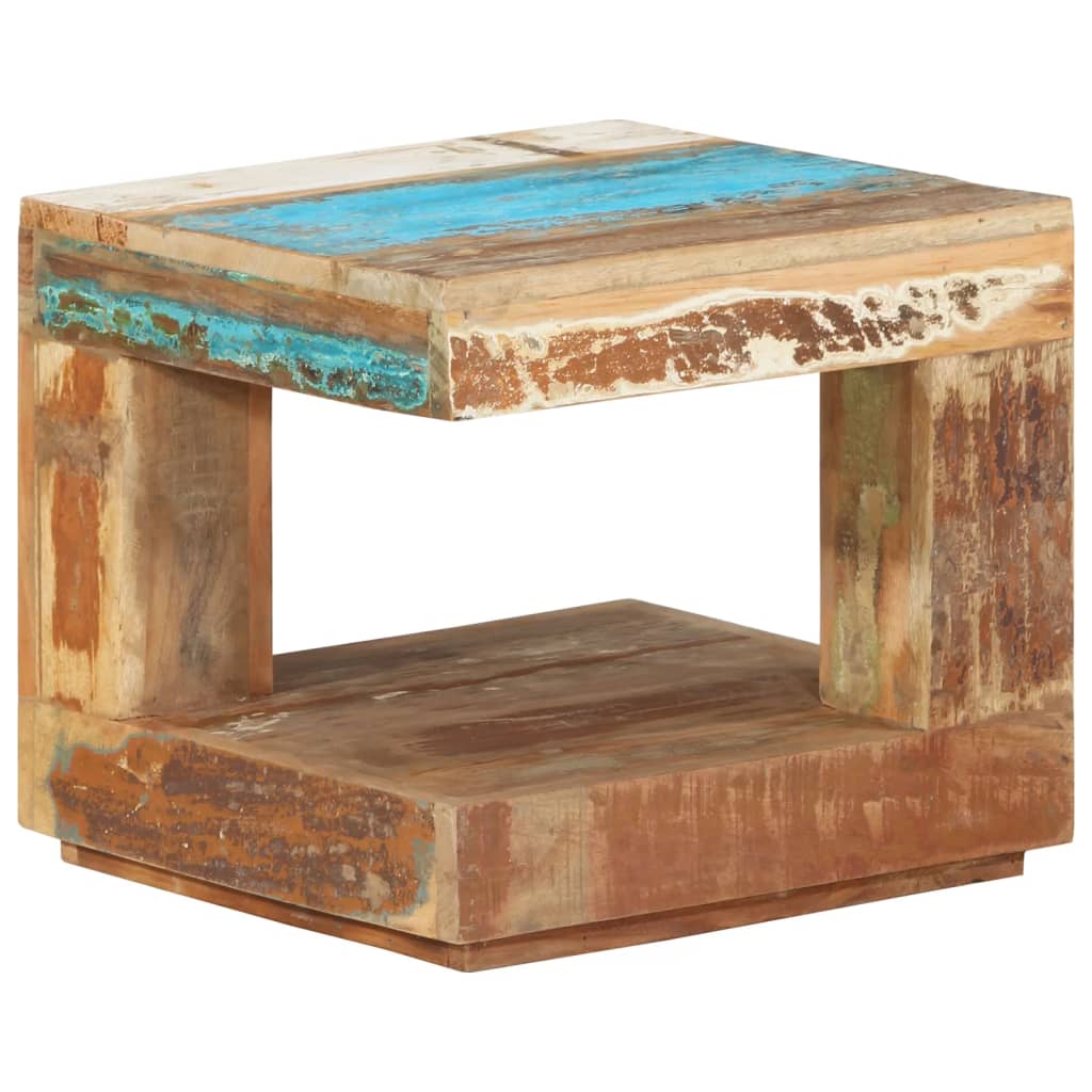 Coffee Table 17.7"x17.7"x15.7" Solid Wood Reclaimed