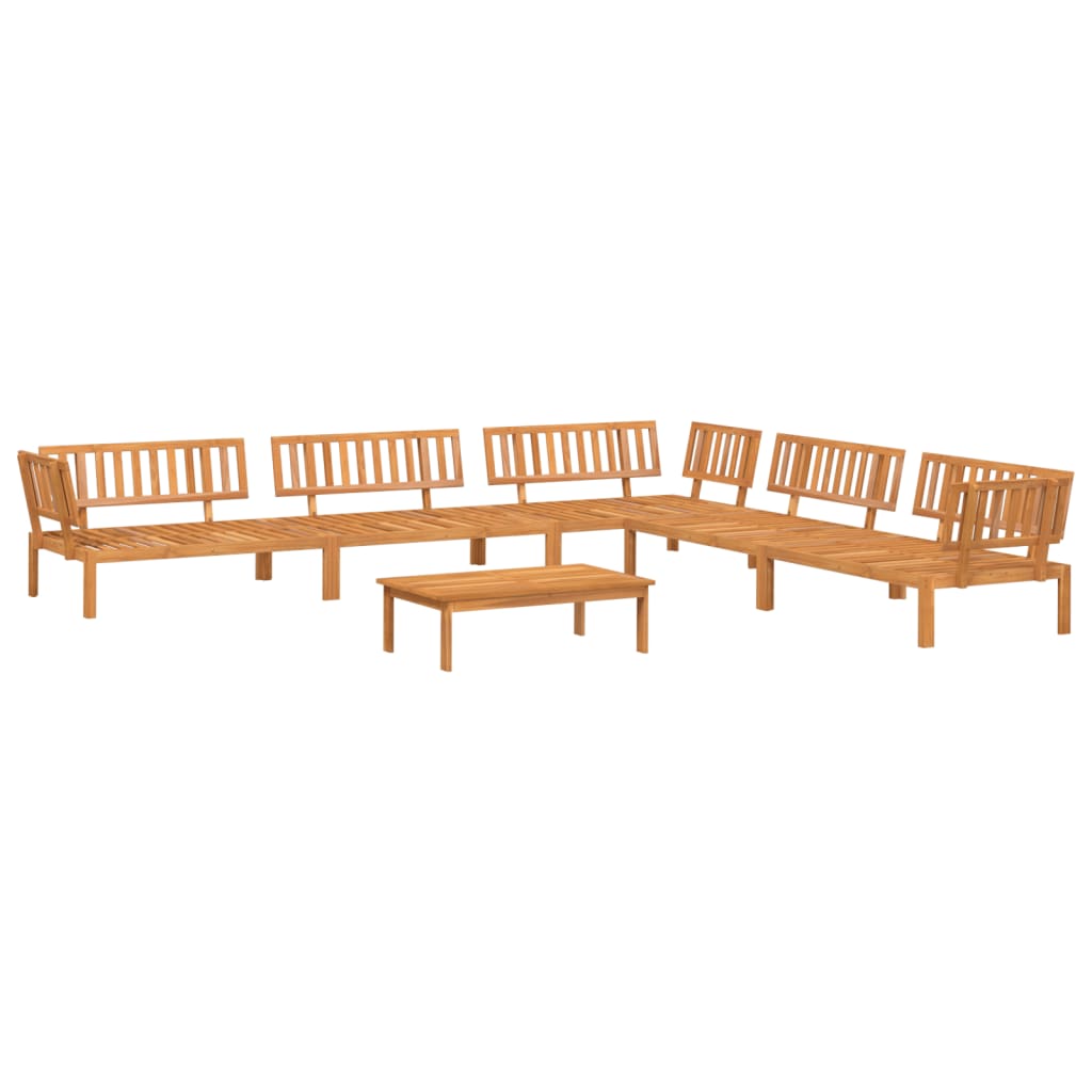 6 Piece Patio Pallet Sofa Set Solid Wood Acacia